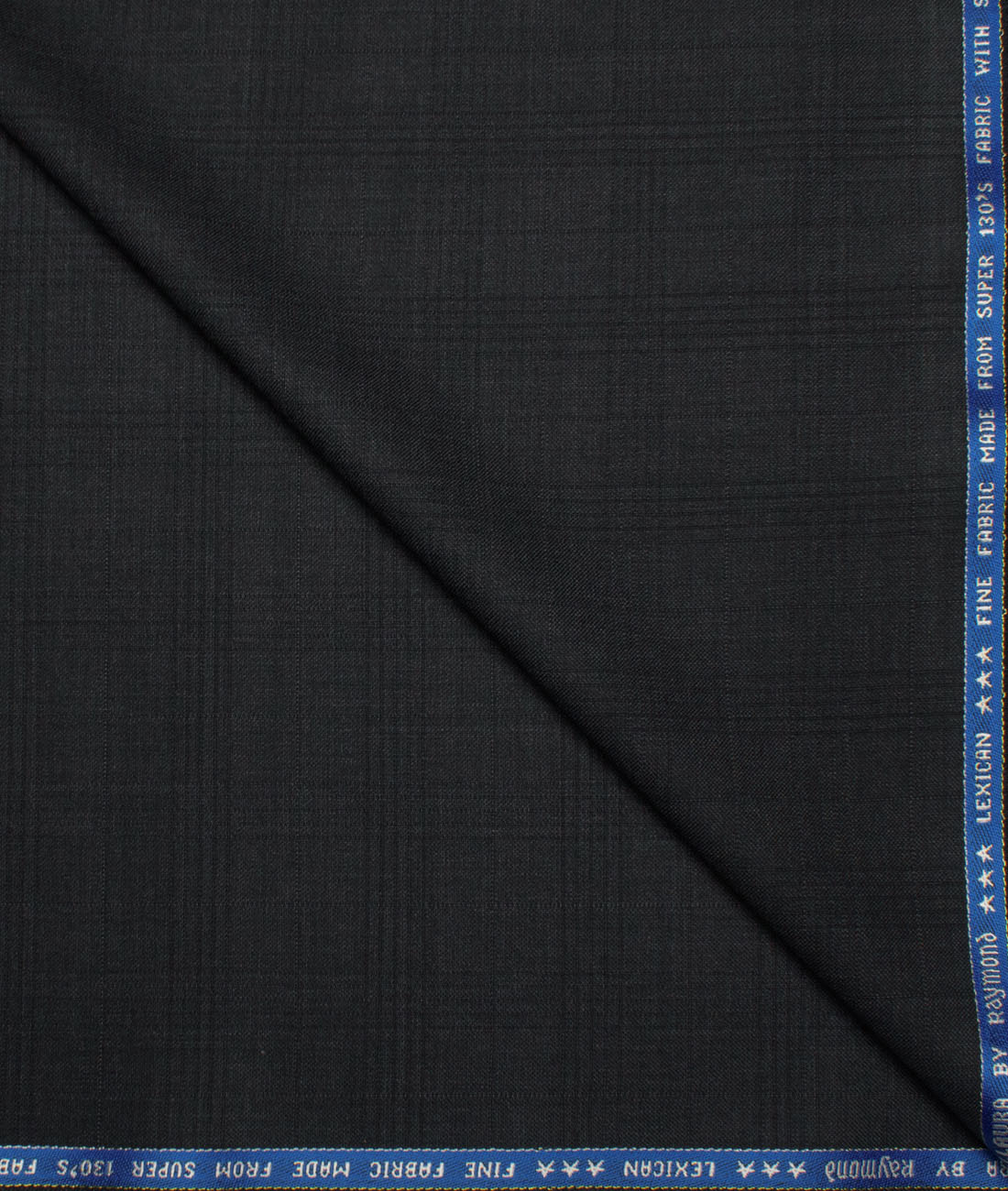 Raymond Men's 52% Wool Super 130's Checks Unstitched Suiting Fabric (Blackish Grey) Raymond Men's 52% Wool Super 130's Checks Unstitched Suiting Fabric (Blackish Grey)