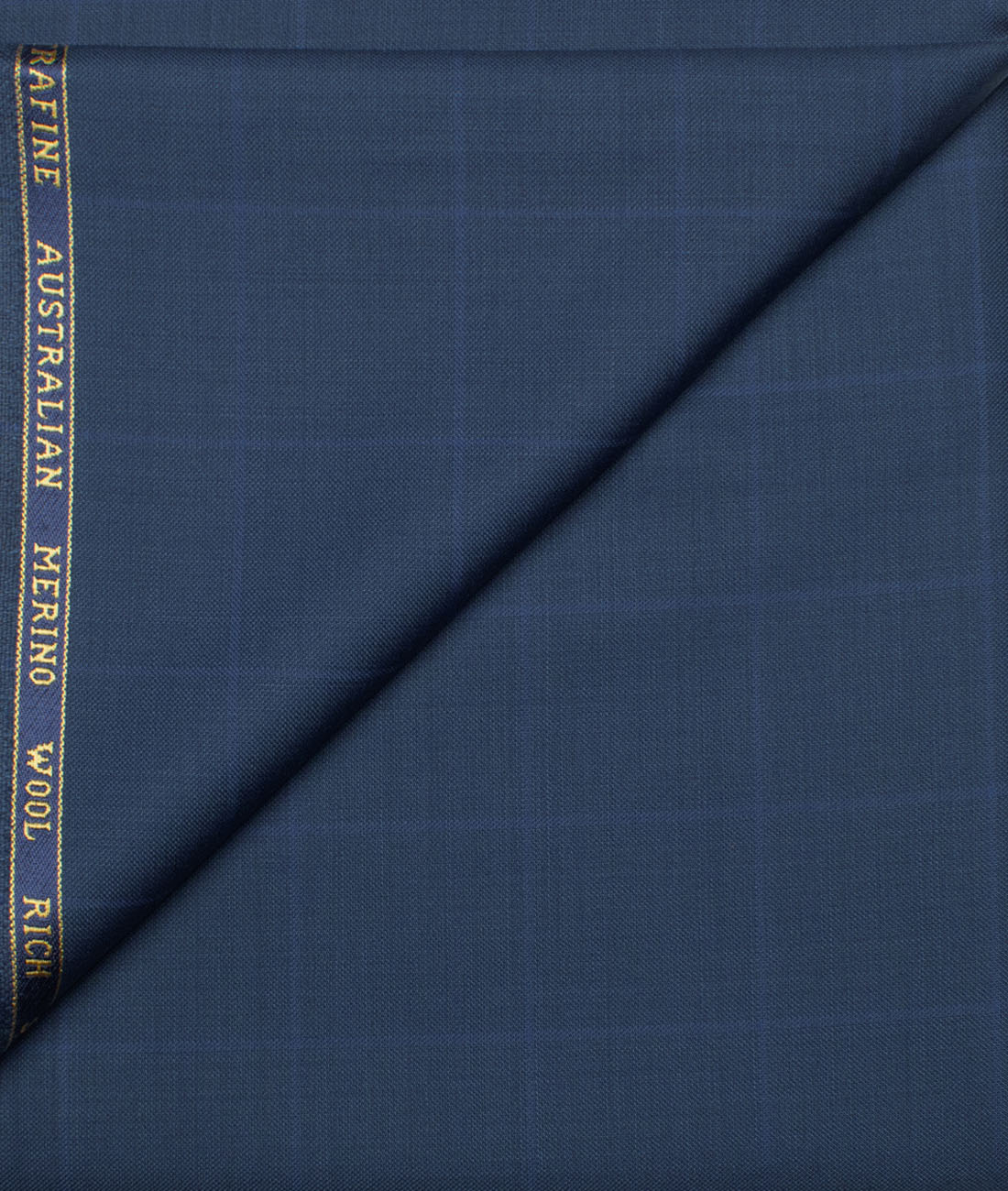 Cavalero Italy Men's 60% Wool Super 120's Checks Unstitched Trouser Fabric (Royal Blue) Cavalero Italy Men's 60% Wool Super 120's Checks Unstitched Trouser Fabric (Royal Blue)
