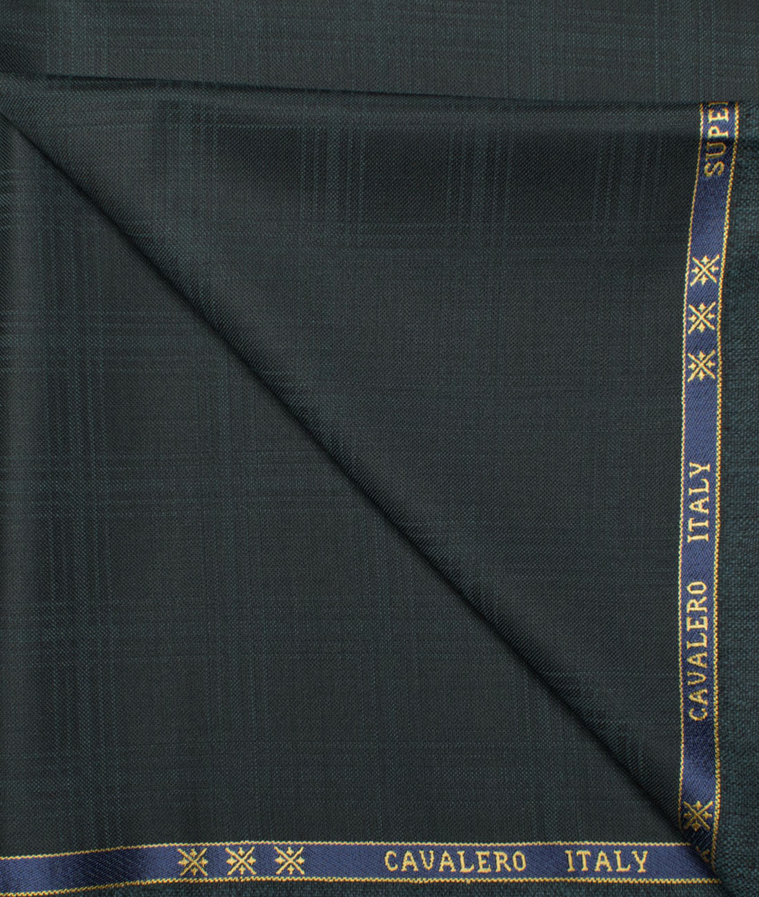 Cavalero Italy Men's 60% Wool Super 130's Checks Unstitched Trouser Fabric (Dark Pine Green) Cavalero Italy Men's 60% Wool Super 130's Checks Unstitched Trouser Fabric (Dark Pine Green)