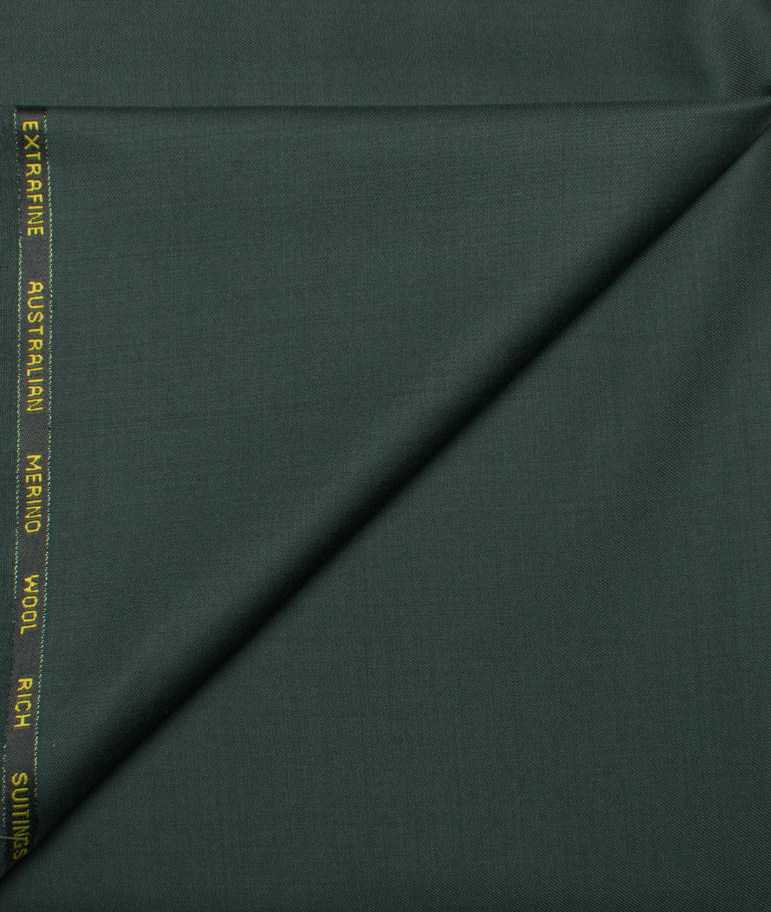 Cavalero Italy Men's 60% Wool Super 120's Solids Unstitched Trouser Fabric (Dark Pine Green) Cavalero Italy Men's 60% Wool Super 120's Solids Unstitched Trouser Fabric (Dark Pine Green)