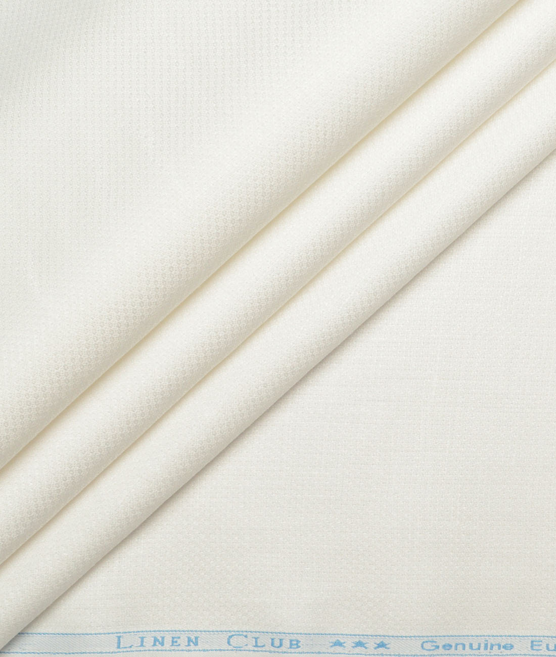 Linen Club Men's Pure Linen 40 LEA Structured Unstitched Suiting Fabric (Cream) Linen Club Men's Pure Linen 40 LEA Structured Unstitched Suiting Fabric (Cream)