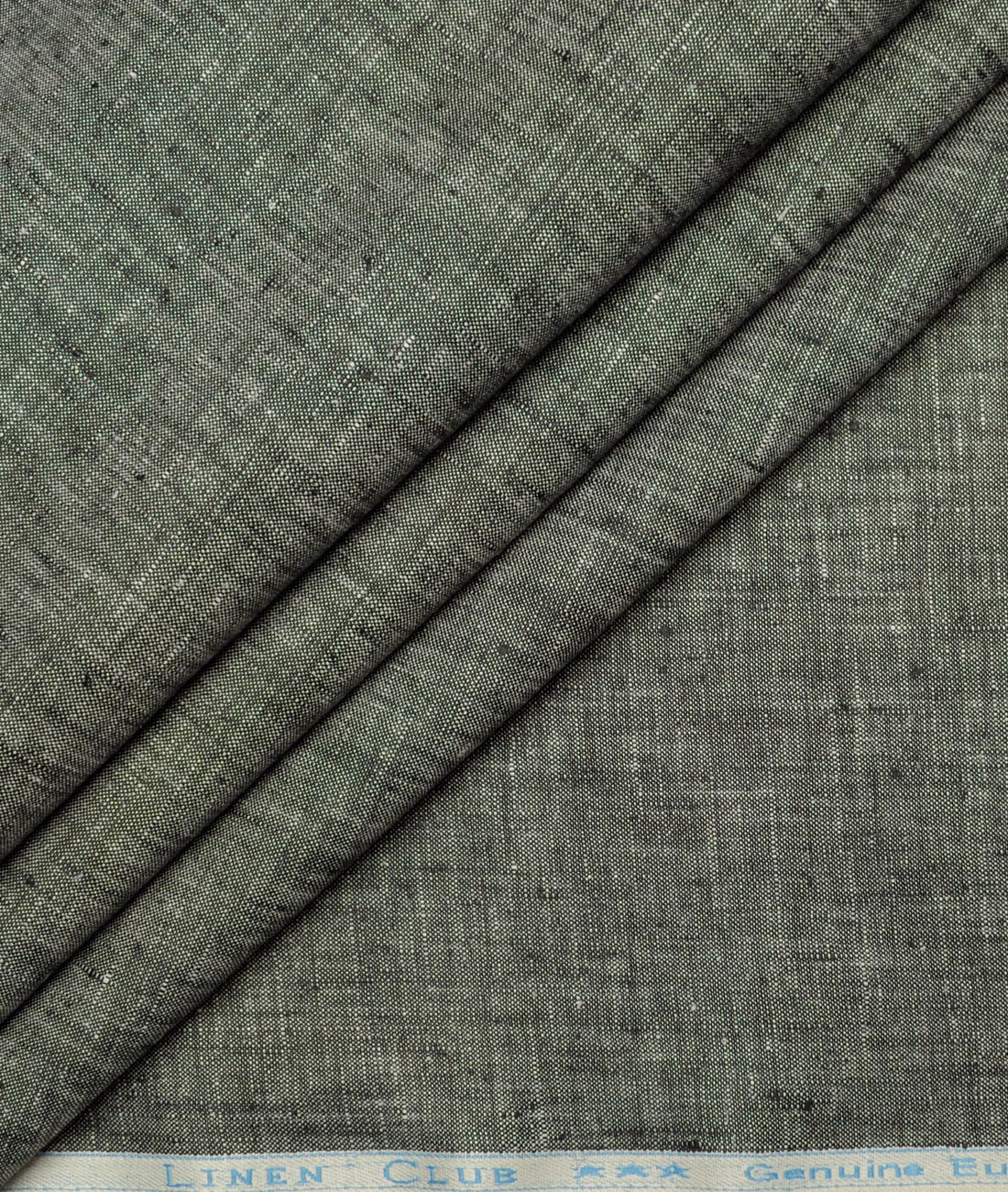Linen Club Men's Pure Linen 44 LEA Self Design Unstitched Suiting Fabric (Carbon Grey) Linen Club Men's Pure Linen 44 LEA Self Design Unstitched Suiting Fabric (Carbon Grey)