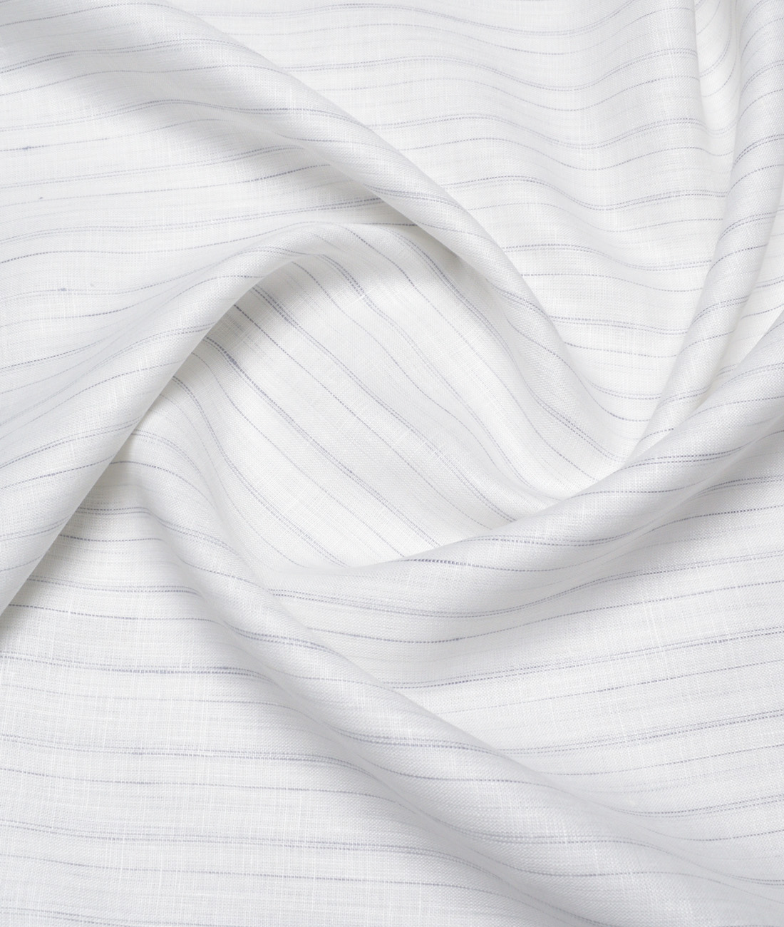 Linen Club 66 LEA European Linen Striped Unstitched Shirt or Kurta Fabric (White & Grey) Linen Club 66 LEA European Linen Striped Unstitched Shirt or Kurta Fabric (White & Grey)