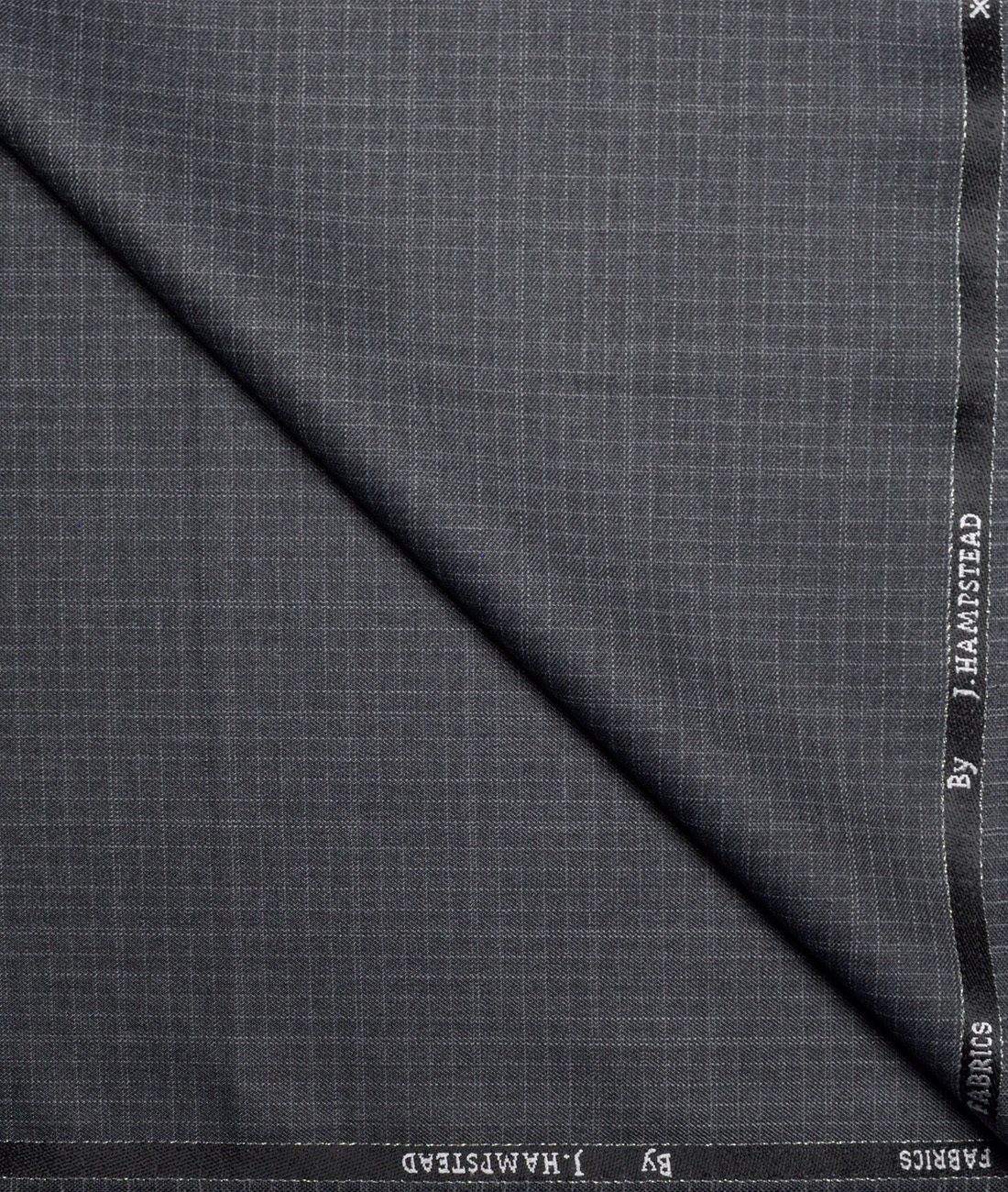 J.hampstead Men's Poly Viscose Checks Unstitched Suiting Fabric (Dark Grey) J.hampstead Men's Poly Viscose Checks Unstitched Suiting Fabric (Dark Grey)
