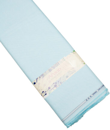 Arvind  Cotton Structured Shirting Fabric (Firozi Blue)