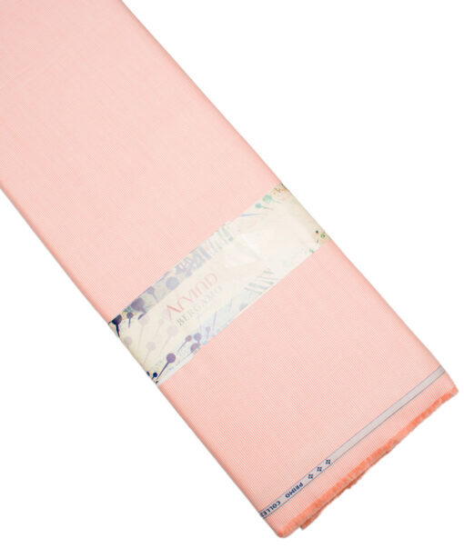Arvind  Cotton Structured Shirting Fabric (Orange)