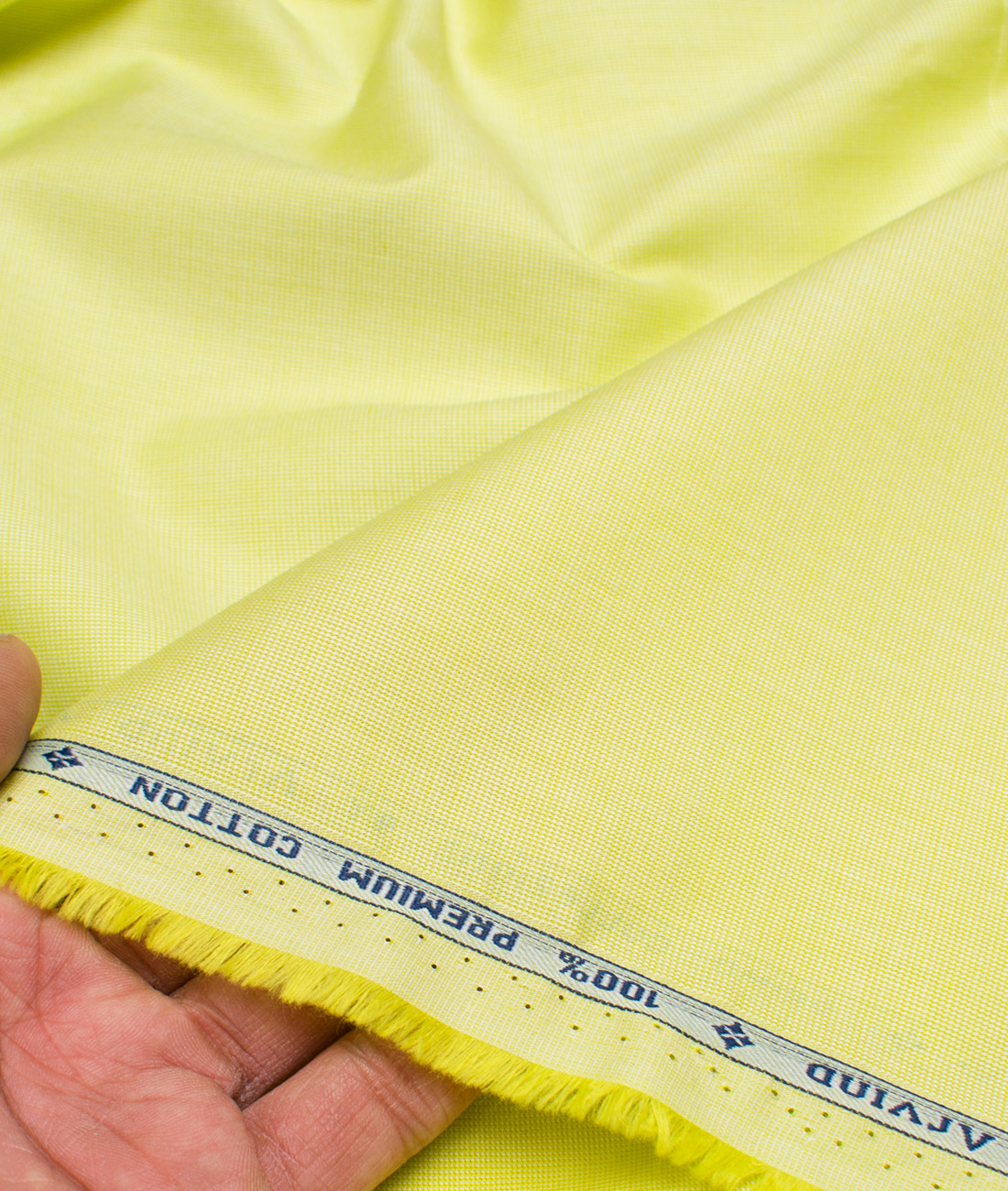 Arvind Cotton Structured Shirting Fabric (Pear Green) Arvind Cotton Structured Shirting Fabric (Pear Green)