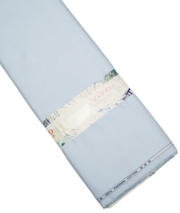 Arvind  Cotton Structured Shirting Fabric (Sky Blue)