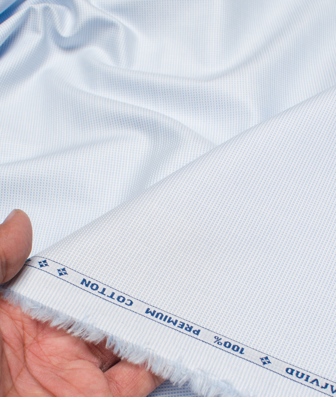 Arvind Cotton Structured Shirting Fabric (Sky Blue) Arvind Cotton Structured Shirting Fabric (Sky Blue)