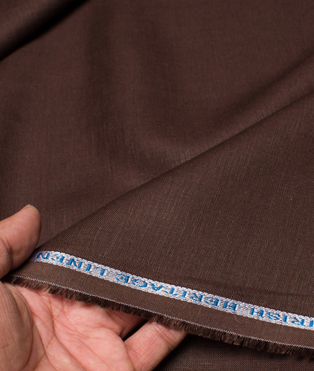 Burgoyne 60 LEA Irish Linen Solids Shirt or Kurta Fabric (Dark Brown) Burgoyne 60 LEA Irish Linen Solids Shirt or Kurta Fabric (Dark Brown)