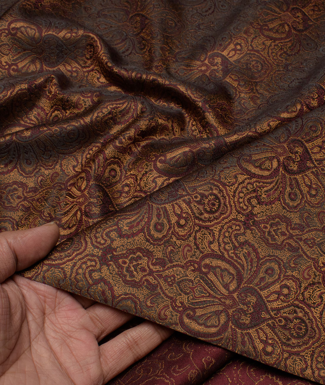 Don & Julio Terry Rayon Self Design Ethnic Suiting Fabric (Maroon & Gold) Don & Julio Terry Rayon Self Design Ethnic Suiting Fabric (Maroon & Gold)