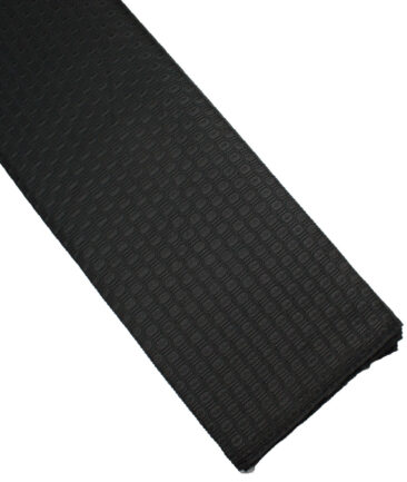 Nemesis  Terry Rayon  Self Design  Ethnic Suiting Fabric (Black) - Image 4