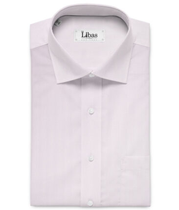 Soktas  Giza Cotton Striped Shirting Fabric (Light Purple)