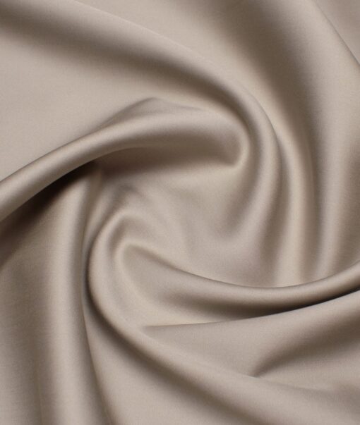 Luhtai  Cotton Solids Shirting Fabric (Soft Amber Brown)