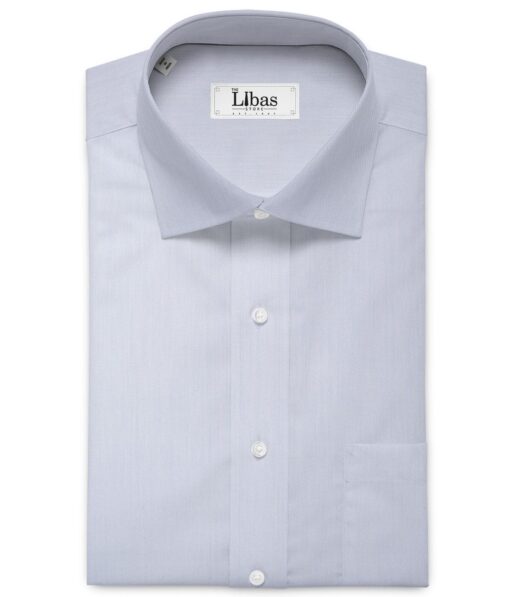 Tessitura Monti 2 Ply 70's Giza Cotton Solids Shirting Fabric (Sky Blue)