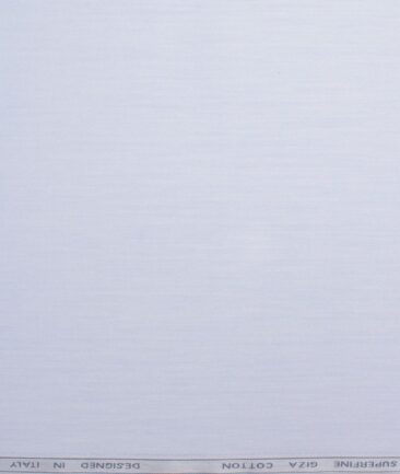 Tessitura Monti 2 Ply 70's Giza Cotton Solids Shirting Fabric (Sky Blue)