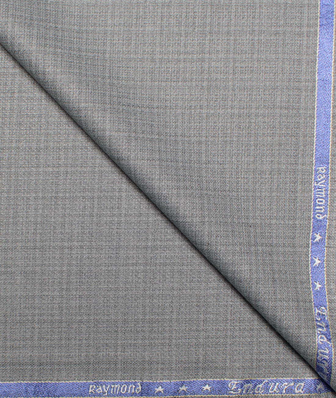 Raymond Checks Poly Viscose Suiting Fabric (Grey) Raymond Checks Poly Viscose Suiting Fabric (Grey)