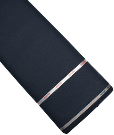 Raymond  Self Design Poly Viscose Suiting Fabric (Dark Navy Blue)