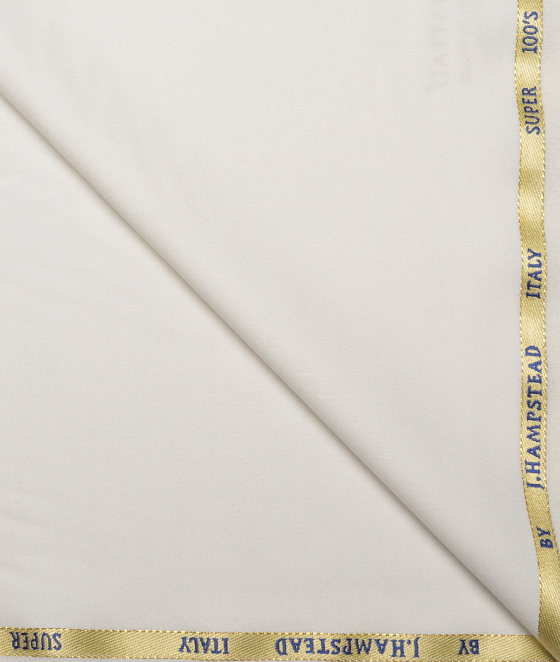 J.Hampstead Super 100's Solids 20% Wool Suiting Fabric (Cream) J.Hampstead Super 100's Solids 20% Wool Suiting Fabric (Cream)