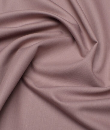 J.Hampstead Super 100's Solids 20% Wool Suiting Fabric (Light Mauve)
