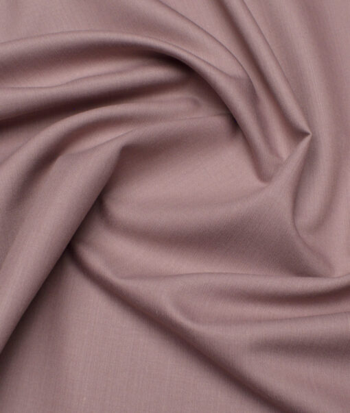 J.Hampstead Super 100's Solids 20% Wool Suiting Fabric (Light Mauve)