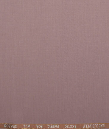 J.Hampstead Super 100's Solids 20% Wool Suiting Fabric (Light Mauve)