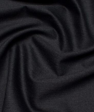 Panero Italy Super 120's Solids 30% Wool Suiting Fabric (Dark Worsted Grey)