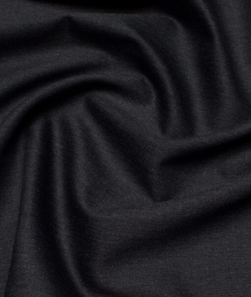 Panero Italy Super 120's Solids 30% Wool Suiting Fabric (Dark Worsted Grey)