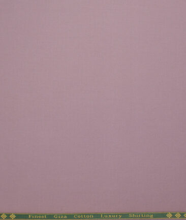 Reid & Taylor  Giza Cotton Solids Shirt or Kurta Pajama Fabric (Onion Purple)