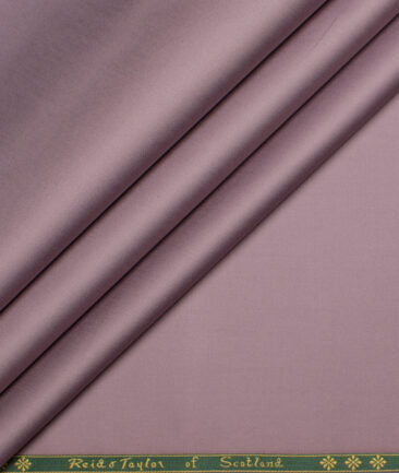 Reid & Taylor  Giza Cotton Solids Shirt or Kurta Pajama Fabric (Onion Purple)