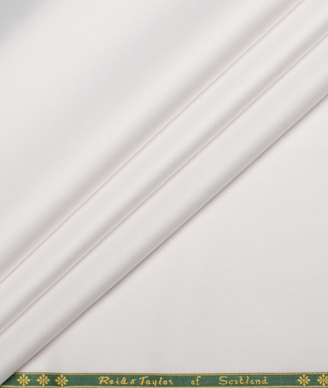 Reid & Taylor Giza Cotton Solids Shirt or Kurta Pajama Fabric (White) Reid & Taylor Giza Cotton Solids Shirt or Kurta Pajama Fabric (White)