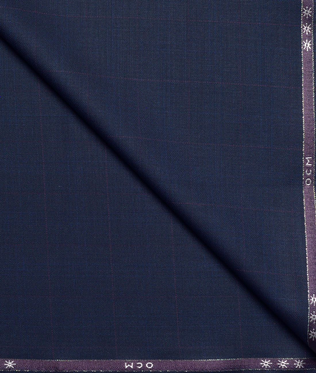 OCM Terry Rayon Checks Suiting Fabric (Dark Royal Blue) OCM Terry Rayon Checks Suiting Fabric (Dark Royal Blue)