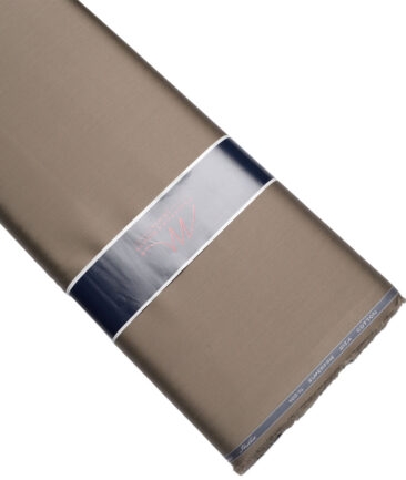 Tessitura Monti 2 Ply 70's Giza Cotton Solids Shirting Fabric (Shadow Brown)