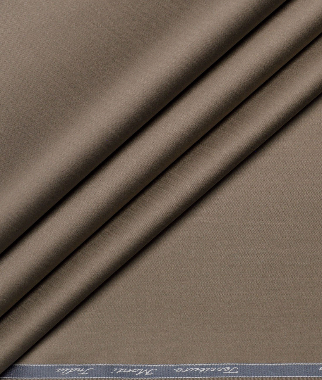 Tessitura Monti 2 Ply 70's Giza Cotton Solids Shirting Fabric (Shadow Brown) Tessitura Monti 2 Ply 70's Giza Cotton Solids Shirting Fabric (Shadow Brown)