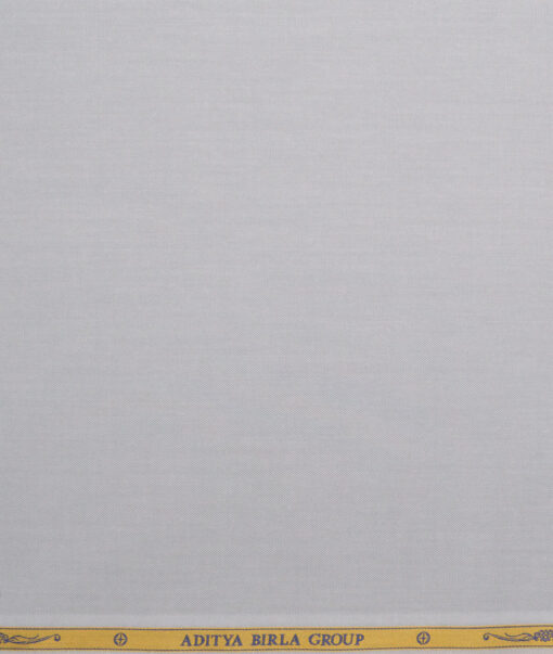 Soktas  Giza Cotton Solids Shirting Fabric (Silver Grey)