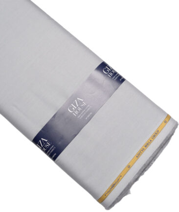 Soktas  Giza Cotton Solids Shirting Fabric (Silver Grey)