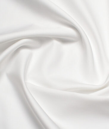 Soktas 2 Ply 120's Giza Cotton Solids Shirting Fabric (White)
