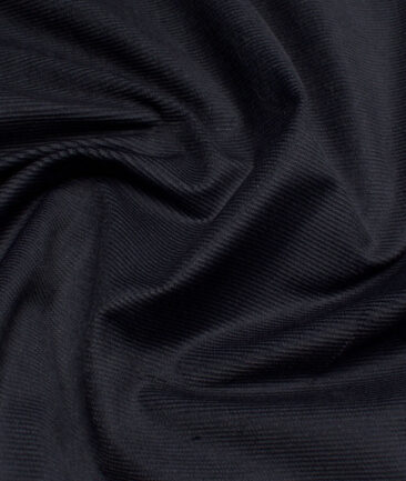 Arvind Tresca  Corduroy Cotton 18 Wales Stretchable Suiting Fabric (Dark Grey)