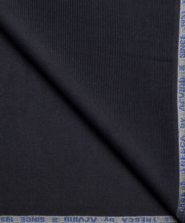 Arvind Tresca  Corduroy Cotton 18 Wales Stretchable Suiting Fabric (Dark Grey)