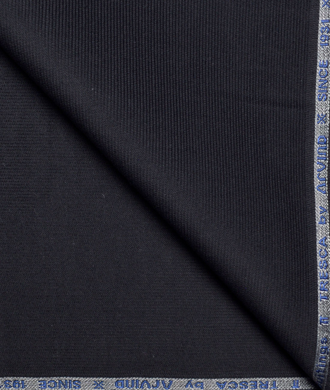 Arvind Tresca Corduroy Cotton 18 Wales Stretchable Suiting Fabric (Dark Grey) Arvind Tresca Corduroy Cotton 18 Wales Stretchable Suiting Fabric (Dark Grey)