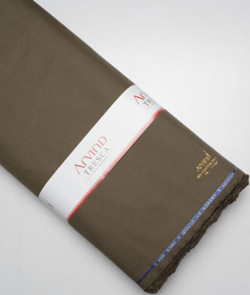 Arvind Tresca  Corduroy Cotton 18 Wales Stretchable Suiting Fabric (Dark Green)