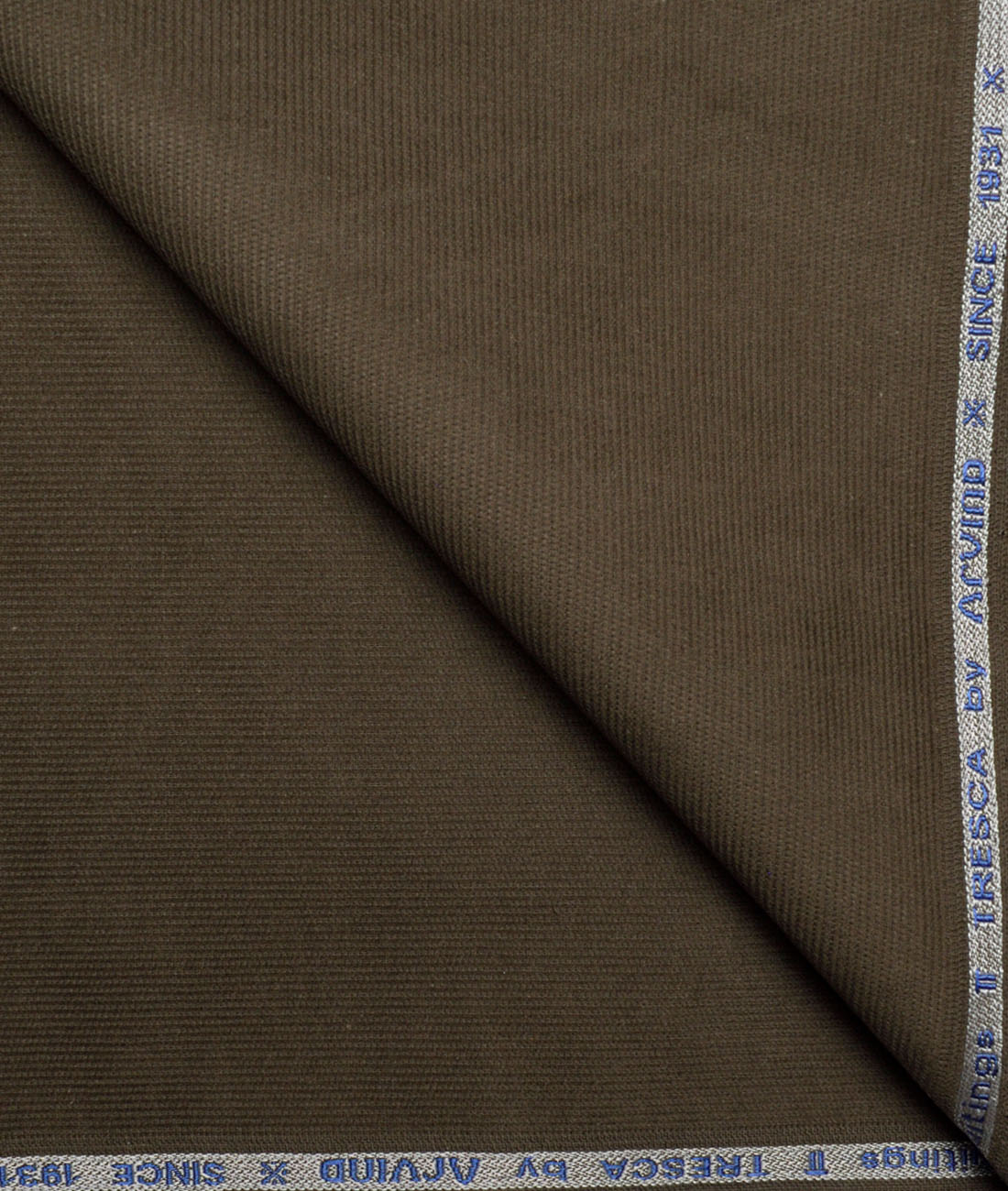 Arvind Tresca Corduroy Cotton 18 Wales Stretchable Suiting Fabric (Dark Green) Arvind Tresca Corduroy Cotton 18 Wales Stretchable Suiting Fabric (Dark Green)