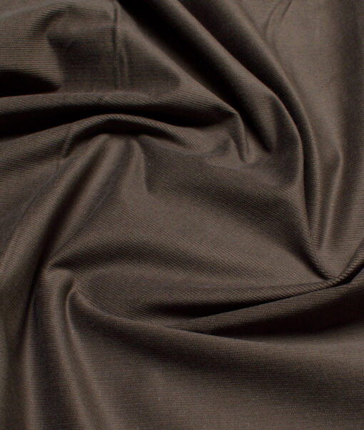 Arvind Tresca  Corduroy Cotton 26 Wales Stretchable Suiting Fabric (Dark Green)