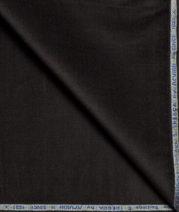 Arvind Tresca  Corduroy Cotton 26 Wales Stretchable Suiting Fabric (Dark Greyish Green)