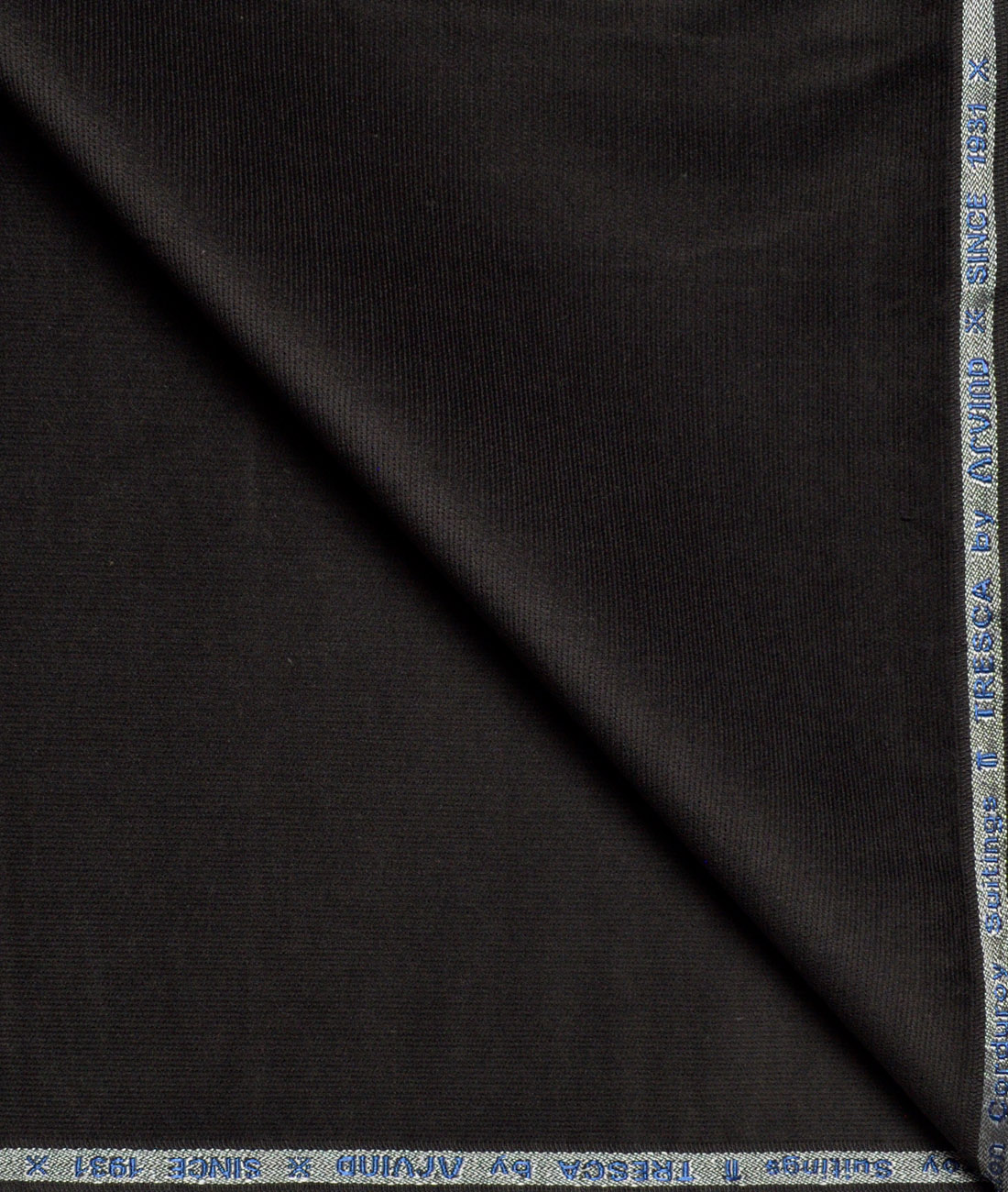 Arvind Tresca Corduroy Cotton 26 Wales Stretchable Suiting Fabric (Dark Greyish Green) Arvind Tresca Corduroy Cotton 26 Wales Stretchable Suiting Fabric (Dark Greyish Green)