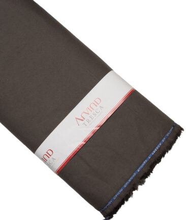 Arvind Tresca  Corduroy Cotton 18 Wales Stretchable Suiting Fabric (Greenish Grey)