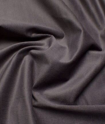 Arvind Tresca  Corduroy Cotton 26 Wales Stretchable Suiting Fabric (Grey)