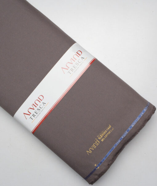 Arvind Tresca  Corduroy Cotton 18 Wales Stretchable Suiting Fabric (Light Grey)