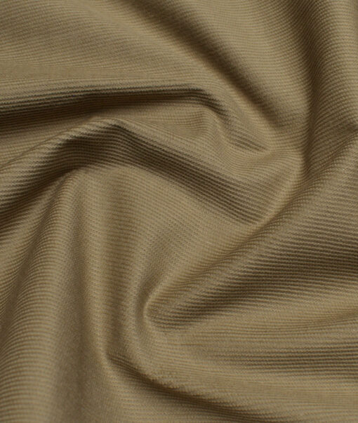 Arvind Tresca  Corduroy Cotton 18 Wales Stretchable Suiting Fabric (Muesli Green)