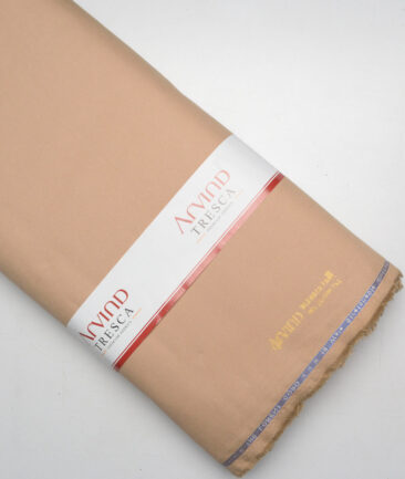 Arvind Tresca  Corduroy Cotton 18 Wales Stretchable Suiting Fabric (Sand Beige)